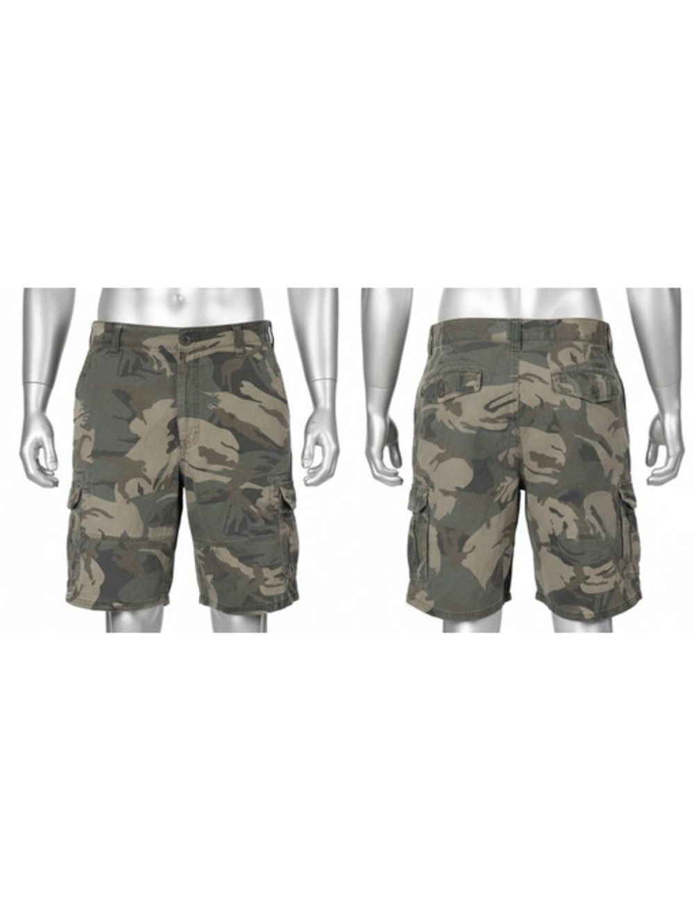 Wrangler Authentics Men's Camo Cargo Shorts Size 46 Style 10